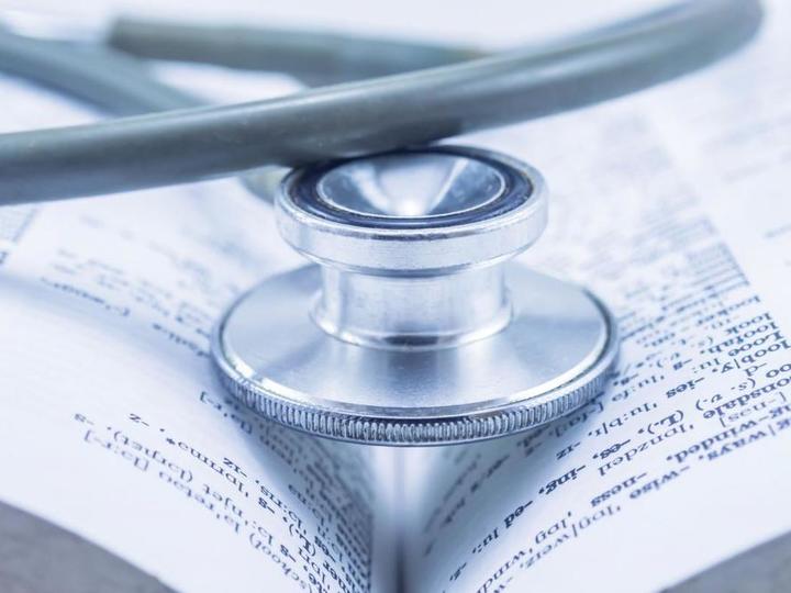 medical equipment on book