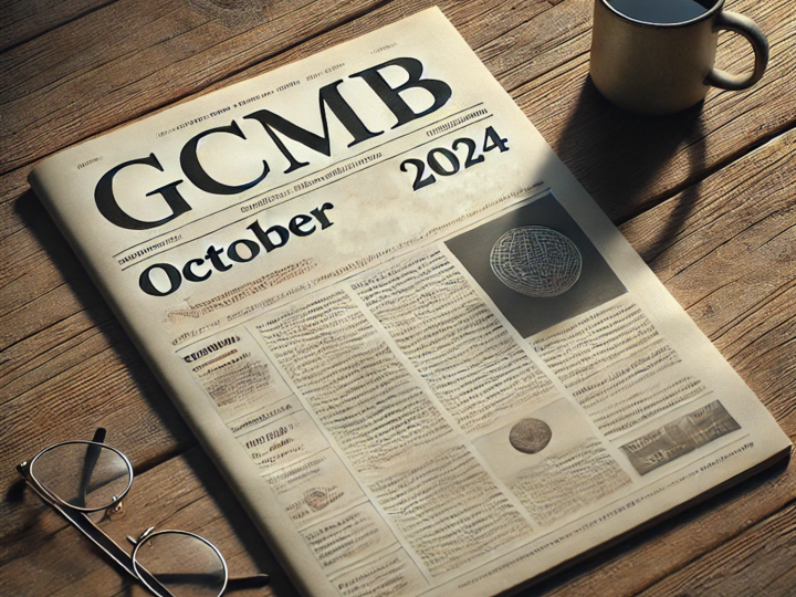 A highly realistic image of a newspaper on a rustic wooden table
